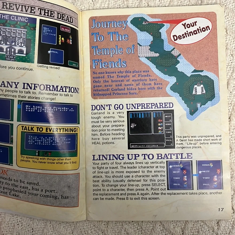 VTG Final fantasy explorers handbook VINTAGE nintendo - Picture 3 of 5
